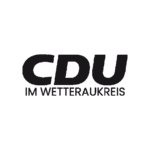 cduwetterau giphygifmaker cdu wetterau wetteraukreis Sticker