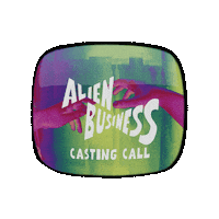 alienbusinessfilm tv logo film alien Sticker
