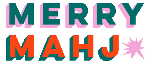 Christmas Omg Sticker by The Mahjong Line