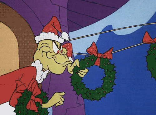 stealing how the grinch stole christmas GIF