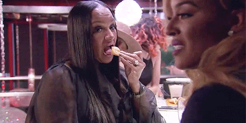 basketball wives eating GIF by VH1