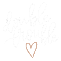 Double Trouble Love Sticker