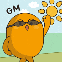 Crypto Gm GIF by Fractal Bitcoin