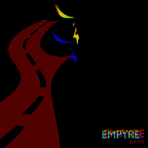 Empyre giphygifmaker red woman drive GIF