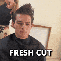 Hair Cutting GIF