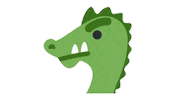 emojivid animals emoji emojivid dragonface Sticker