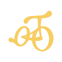 TandemArtStudio bike bicycle tandem tandem bicycle Sticker