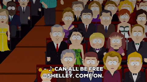 crowd leaving GIF by South Park 