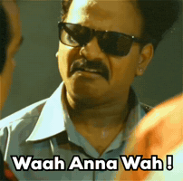 Anna Bramhanandam GIF by HackerMarathi.IN