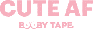 BoobyTape boobs breasts boobies cuteaf Sticker