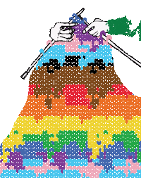 Pride Knitting Sticker
