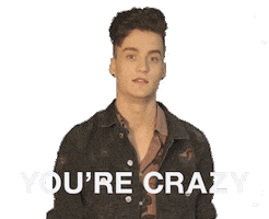 youre crazy Sticker by Dylan Brady