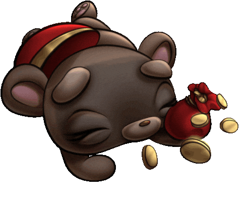 Sailormah bunny waving Eid teddybear Sticker