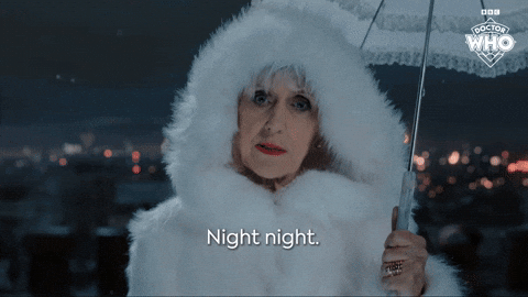Night Night Mystery GIF by Doctor Who