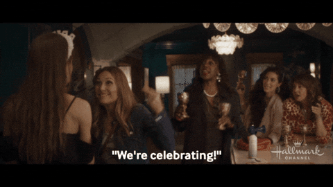 Happy Party GIF by Hallmark Channel