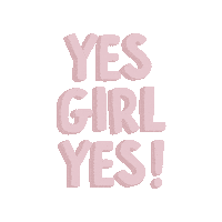 Girl Yes Sticker by Andie