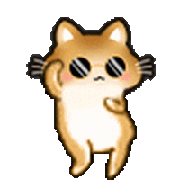Happy Dance Sticker by Leo Maine Coon