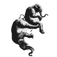 Elephant Thai Sticker by Padthaiwok