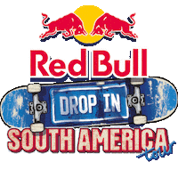 Skateboarding Drop In Sticker by Red Bull