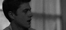 blinking aaron tveit GIF