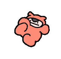 tabane kuk やだ おどる イヤイヤ Sticker