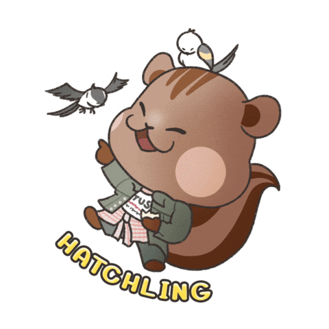 Singapore Squirrel Sticker