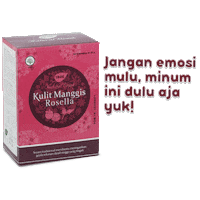Emosi Rosella Sticker by Jamu IBOE
