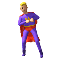 Super Hero Happy Dance Sticker by Extia