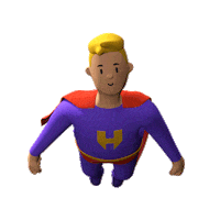 Super Hero Dance Sticker by Extia