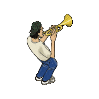 Ari Trumpet Sticker