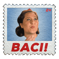 Italian Stamps Sticker