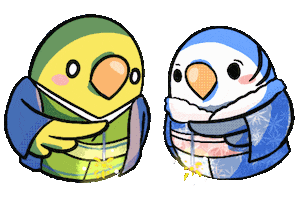 Sticker by A Budgie's Life
