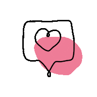 iditdesign heart chat talk coracao Sticker
