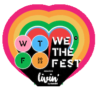 Wtf22 Sticker by We The Fest