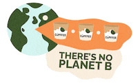 Cupffee coffee vegan sustainability barista Sticker