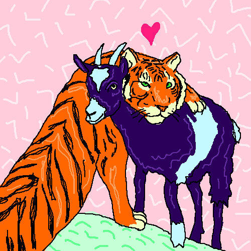 My Love Tiger GIF by Polina Zinziver