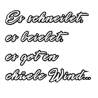 Ch Winter Schnee Sticker