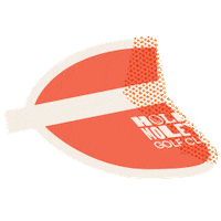 HoleyMoleyGolfClub golf mini golf putt putt visor Sticker