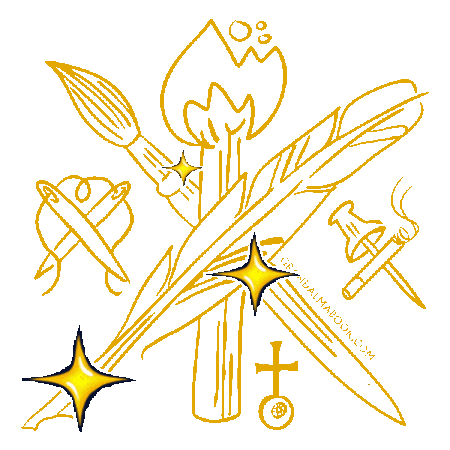 arieldenizrobaina giphyupload luxury tools stamp Sticker