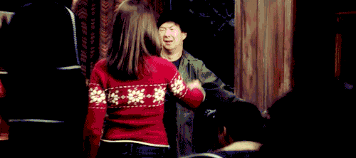 friends hug GIF
