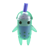 Happy Bubble Tea Sticker
