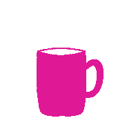 KraamZus pink coffee koffie roze Sticker