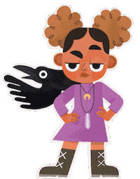 laurasuarez_art flyingeyebooks monstersupportgroup laurasuarez thewerewolfstale Sticker