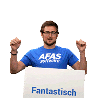 Geweldig Jeej Sticker by AFAS Software