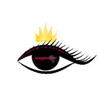lashes magnitica Sticker