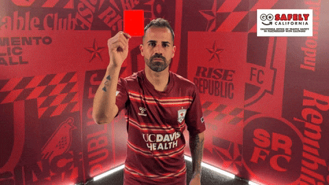 Red Card Republicfc GIF by Sacramento Republic FC