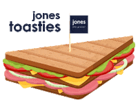 Toasties Sticker by Jones the Grocer