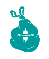 Trash Pase Sticker by hallsverigerent