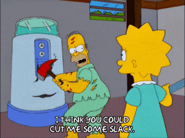 homer simpson break GIF