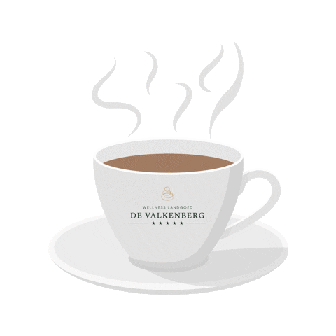 Hot Coffee Sticker by Wellness Landgoed De Valkenberg